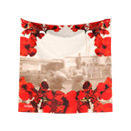 JAIME™ Logo Silk Scarf in Sepia